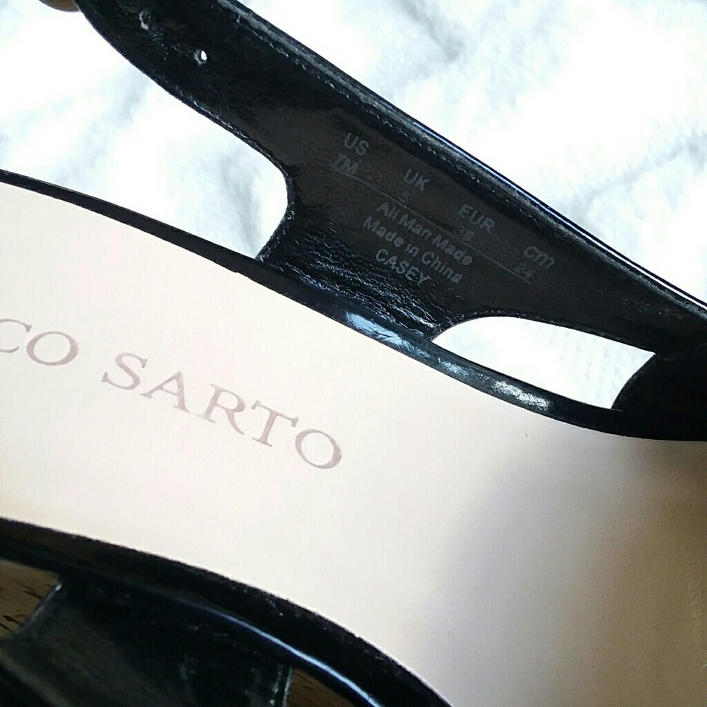 Franco Sarto cork wedge sandals - Picture 3 of 8